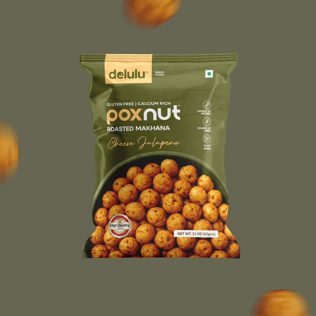 Poxnut™ Roasted Makhana – Cheese Jalapeño