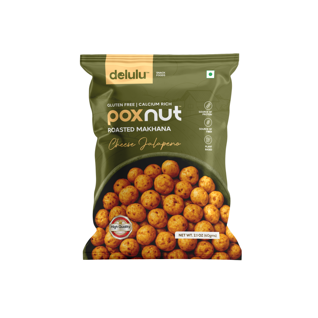 Poxnut™ Roasted Makhana – Cheese Jalapeño
