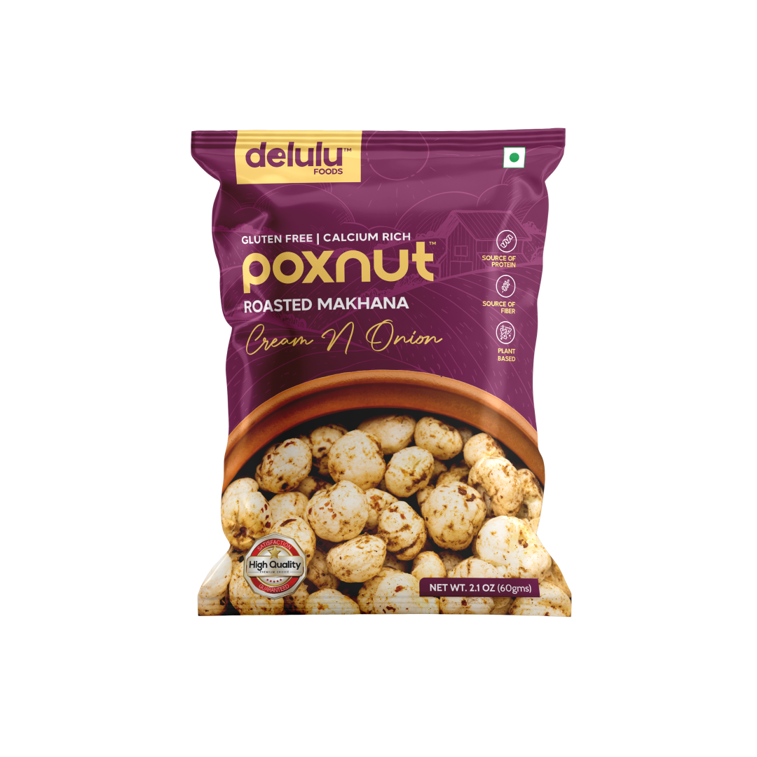 Poxnut™ Roasted Makhana – Cream & Onion
