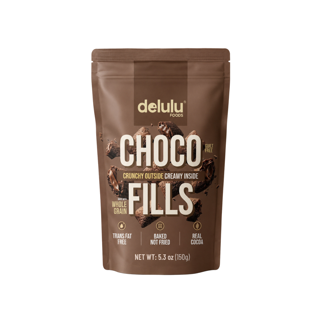 Delulu Choco Fills – Crunchy Whole Grain Chocolate Snack