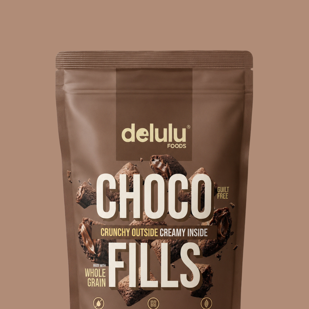 Delulu Choco Fills – Crunchy Whole Grain Chocolate Snack