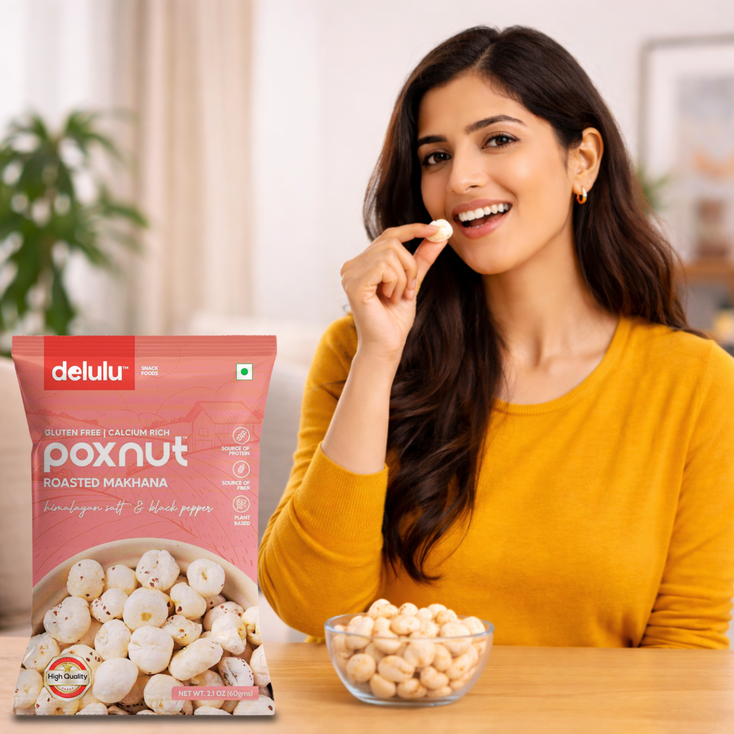 Delulu Poxnut himalayan Salt Roasted Makhana - Image 4