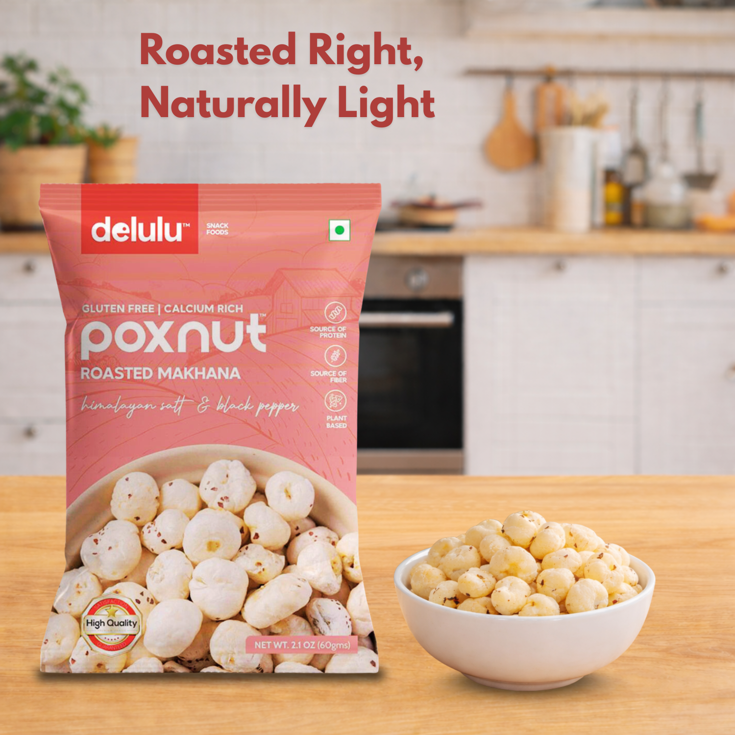 Delulu Poxnut himalayan Salt Roasted Makhana - Image 3
